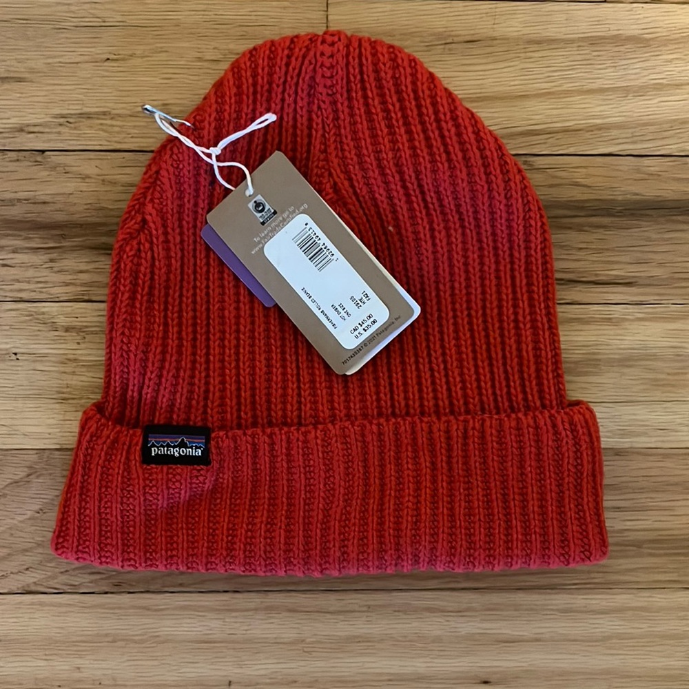 Red Patagonia Beanie